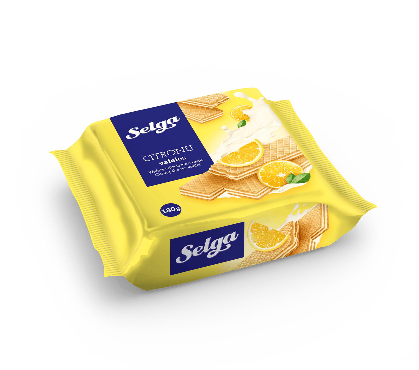SELGA CITRONU VAFELES 180g
