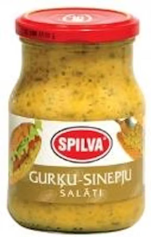 SPILVA Gurķu - sinepju salāti 390g