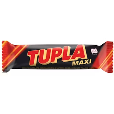 Шоколадные батончики TUPLA Maxi ar mandelēm, 50г