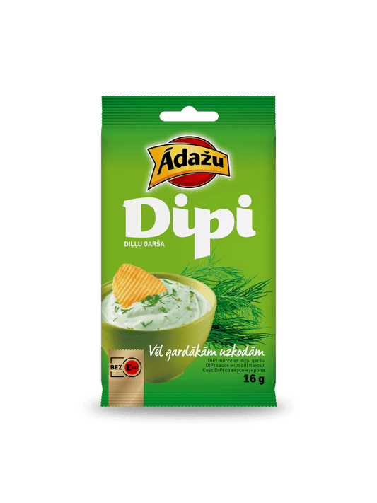 Dipi mercīte ar diļļu garšu