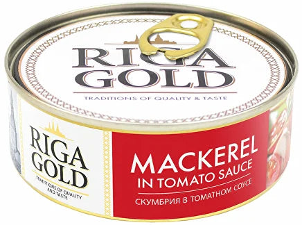 Riga gold makrele tomatu mercé 240g