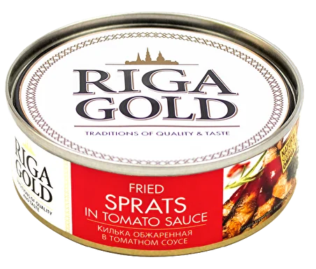 Riga gold Šprotes tomātu mērcē 240g
