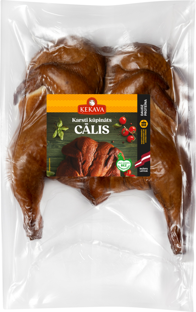 Karsti kūpināts atvērts Cālis, iepakojumā 10,99 кг