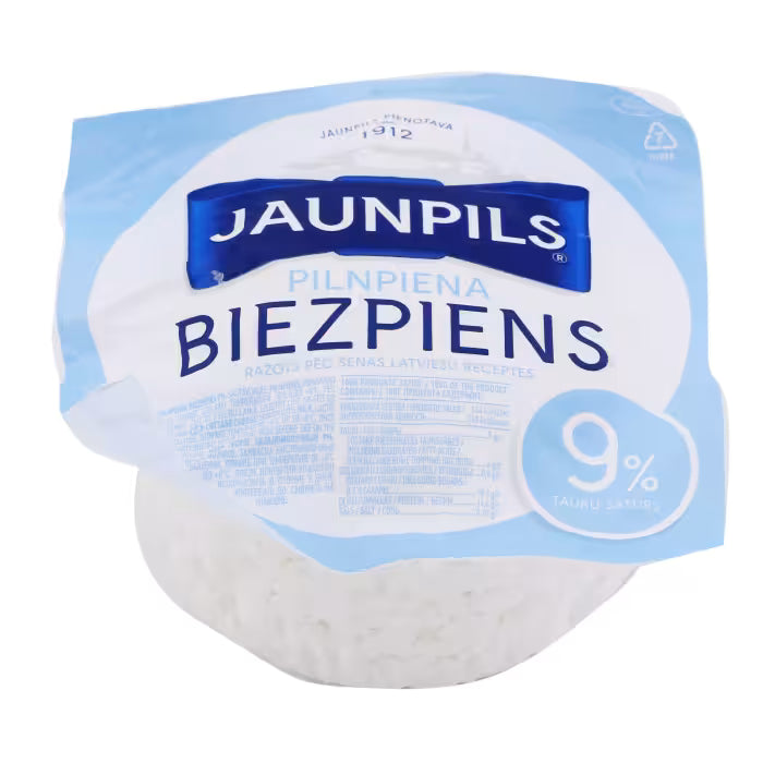 Jaunpils Biezpiens pilnpiena 9% 275г