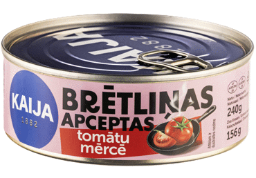 Kaija Brētliņas tomātu mērcē  apceptas 240g