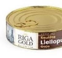 riga gold  Sautēta liellopa gaļa  250g