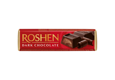 Tumšās šokolādes batoniņš ROSHEN ar pildījumu 43g