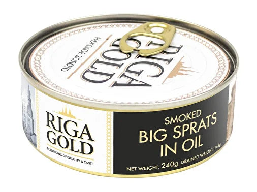 Riga gold   Šprotes eļļā 240g