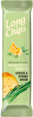 Чипсы Long Chips kartupelu chipsi ar sipols garšu 75г