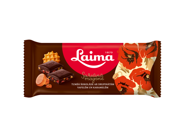 LAIMA TUMŠĀ ŠOKOLĀDE SARKANĀ MAGONE 90g