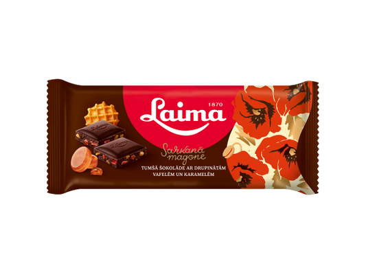 LAIMA TUMŠĀ ŠOKOLĀDE SARKANĀ MAGONE 90g