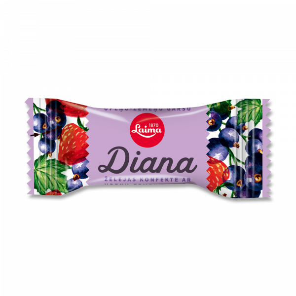 LAIMA ŠOKOLĀDES KONFEKTES DIANA 200g. (iepakots veikalá)
