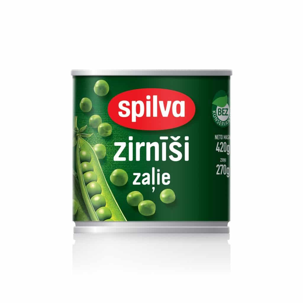 Spiva Zaļie zirnīši 340g