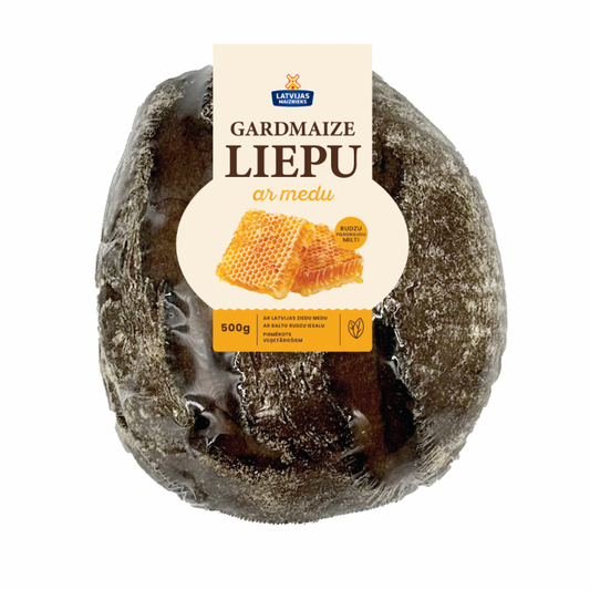 Latvijas maiznieks GARDMAIZE Liepu ar medu 500g