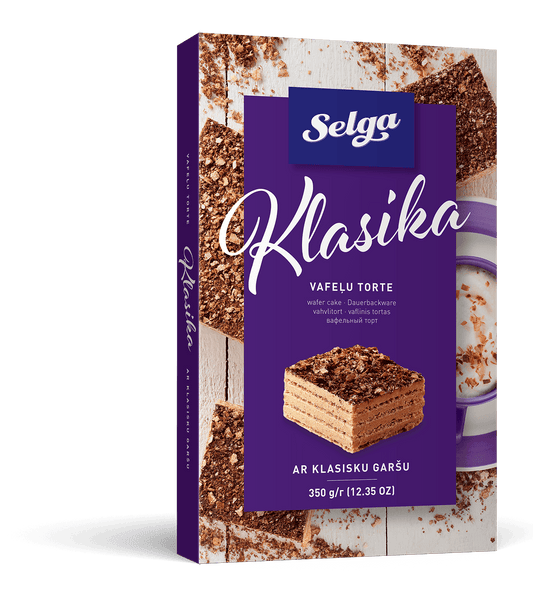 SELGA VAFEĻU TORTE KLASIKA 350g