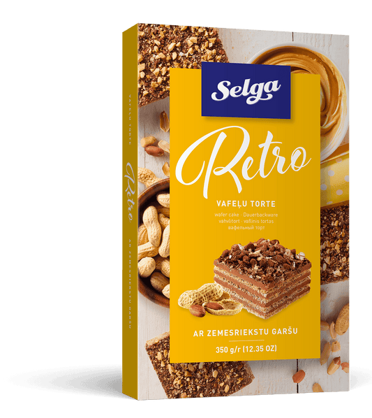 SELGA VAFEĻU TORTE RETRO 350g