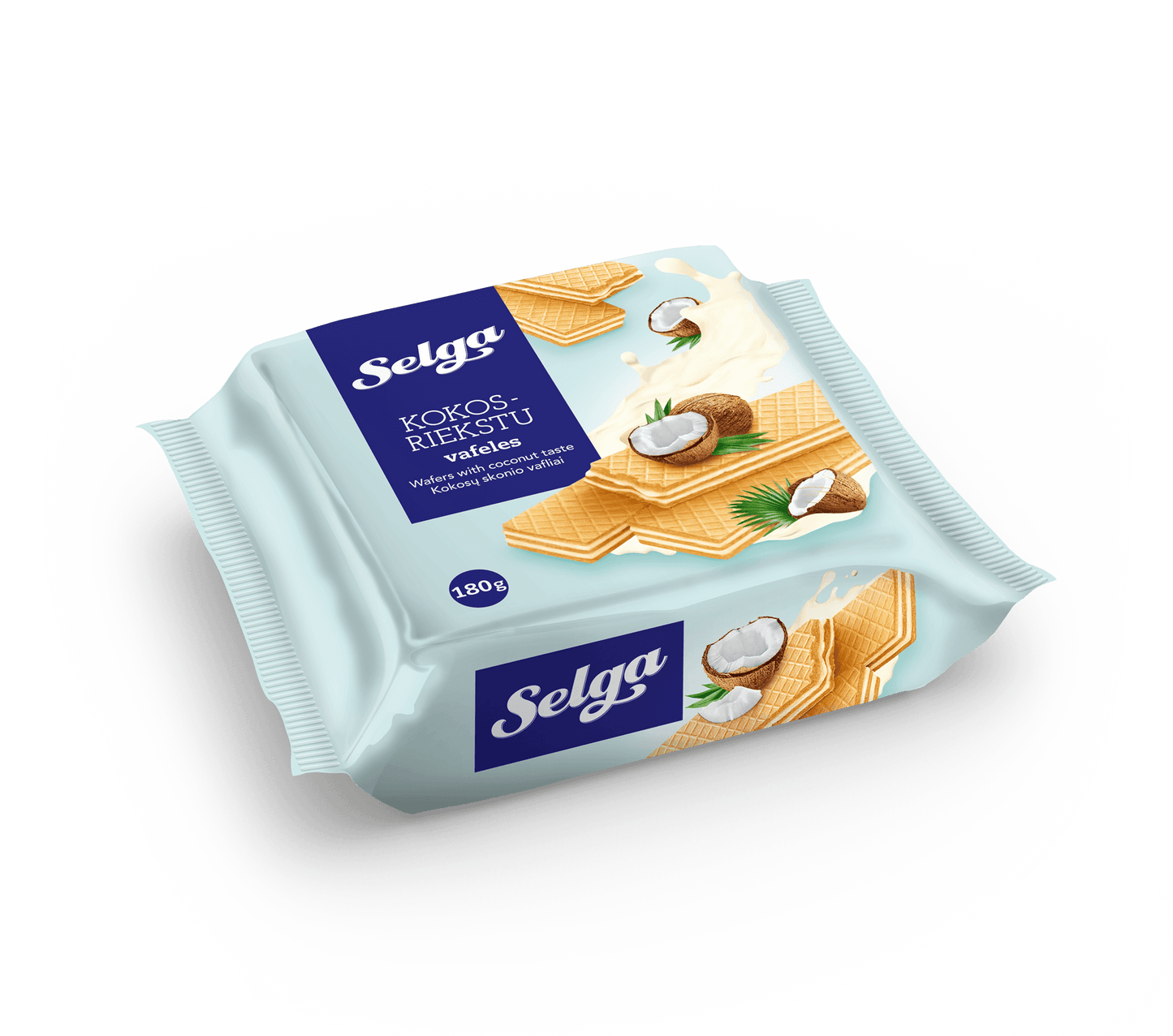 SELGA KOKOSRIEKSTU VAFELES 180g