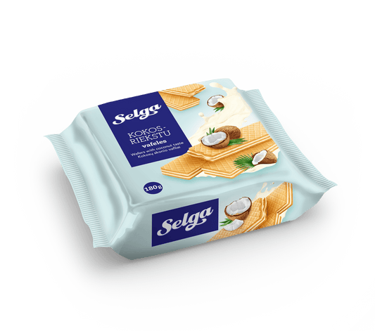 SELGA KOKOSRIEKSTU VAFELES 180g