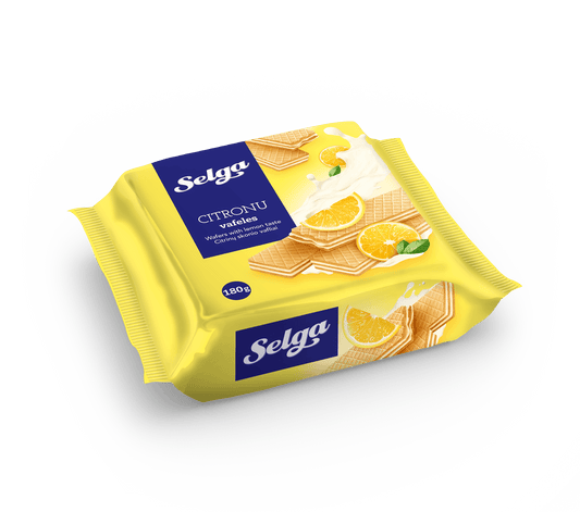 SELGA CITRONU VAFELES 180g