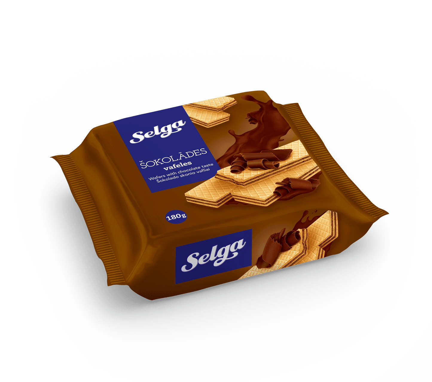 SELGA ŠOKOLĀDES VAFELES 180g