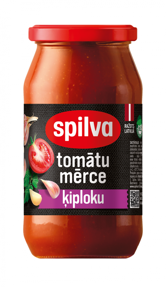 Spilva Ķiploku tomātu mērce 0.53L