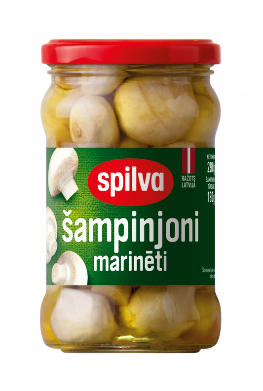 Spilva Marinēti šampinjoni 320ml