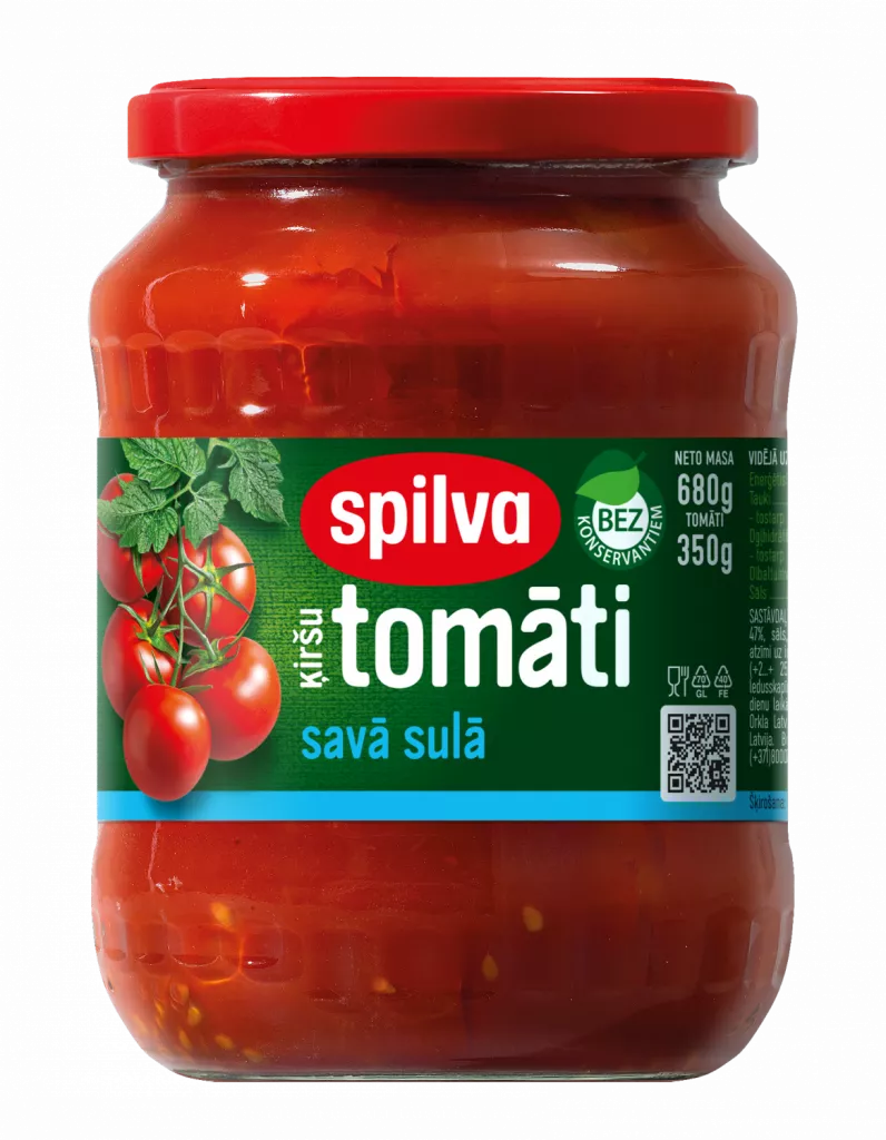 Spilva Ķiršu tomāti savā sulā 720ml