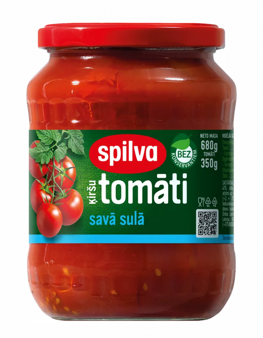 Spilva Ķiršu tomāti savā sulā 720ml