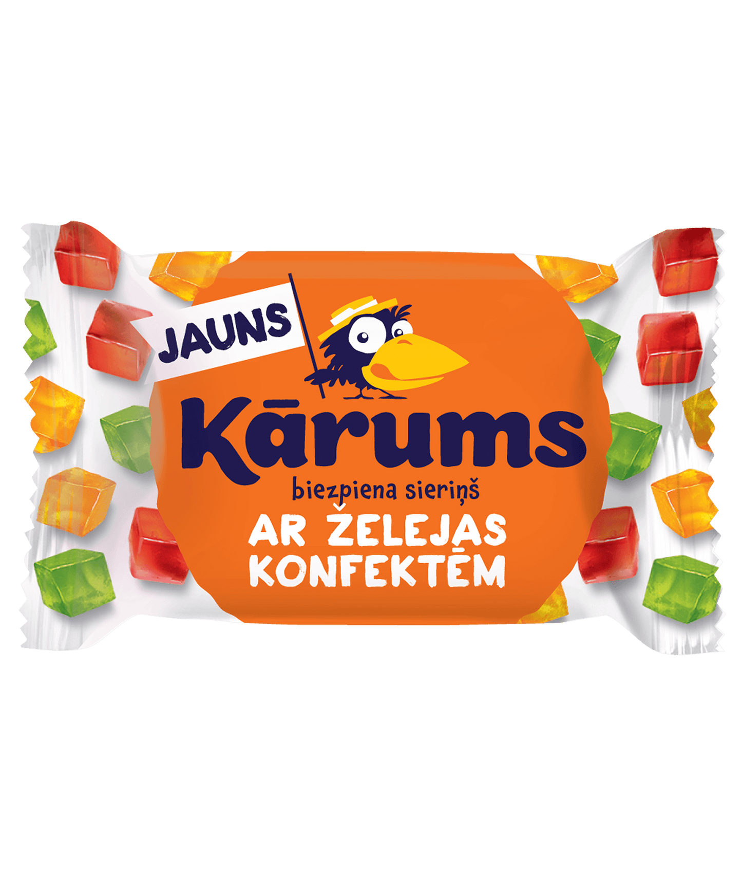 Kārums Biezpiena sieriņš ar želejas konfektēm, 45g
