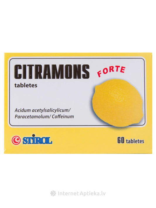 Citramon forte, 60 tabletes