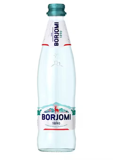 Minerālūdens BORJOMI, stiklā, 0.5 l