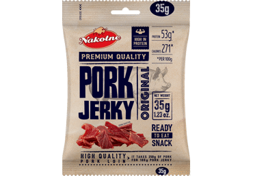 Cūkgaļas uzkoda Pork Jerky NĀKOTNE 35g