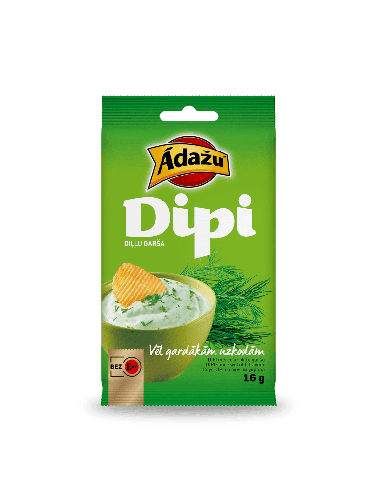 Dipi mērcīte ar diļļu garšu
