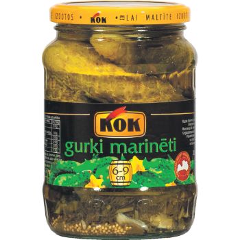 KOK  Gurķi (6-9) marinēti 680g
