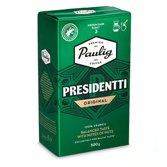 Maltā kafija Paulig President 500g