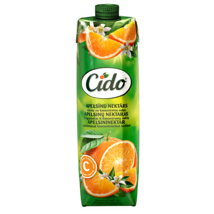 CIDO Apelsīnu nektārs 1L