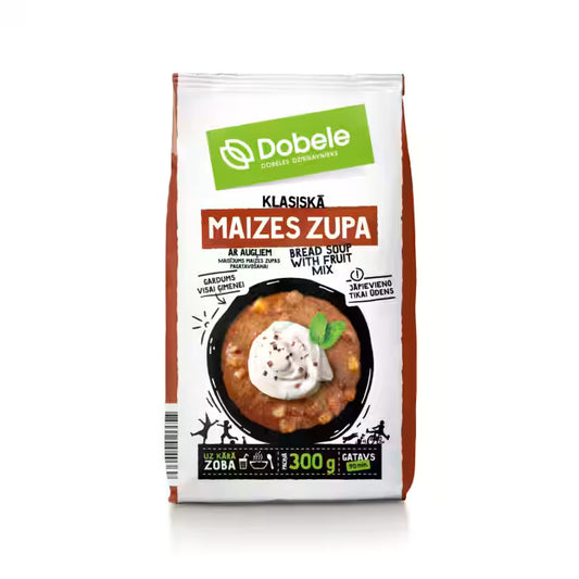 Dobeles dzirnavnieks Maisījums  maizes zupa ar augļiem 300g