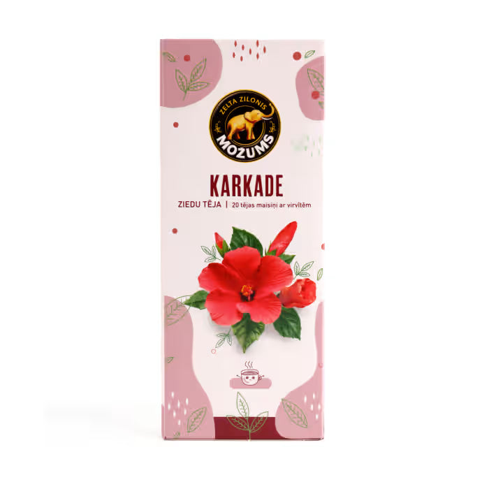 Tēja MOŽUMS Karkade, ar virvīti, 20x1.75g