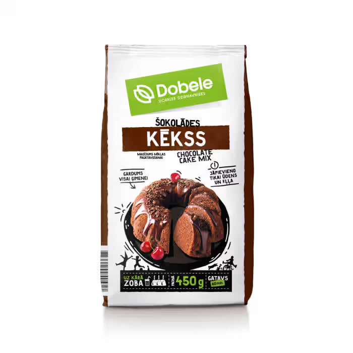 Dobele Miltu maisījums  šokolādes kēkss 450g