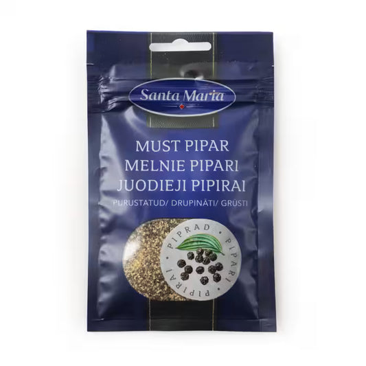 Melnie pipari Santa Maria drupināti 18g