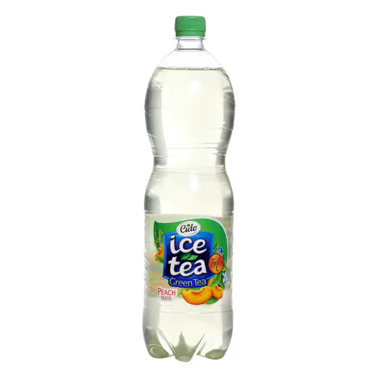 Ledus tēja Cido ar zaļās tējas ekstraktu un persiku garšu 1,5l