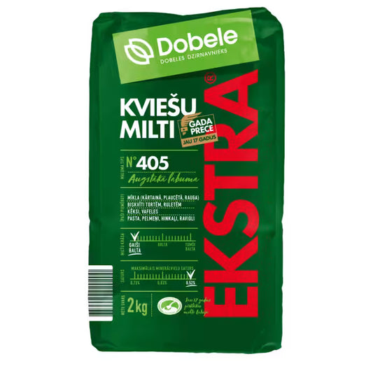 Dobele Kviešu milti  ekstra 2kg