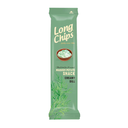 Long Chips kartupeļu čipsi ar diļļu garšu 75g