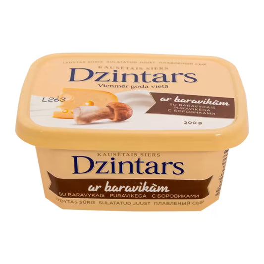 Dzintars Kausētais siers ar baravikām 200g