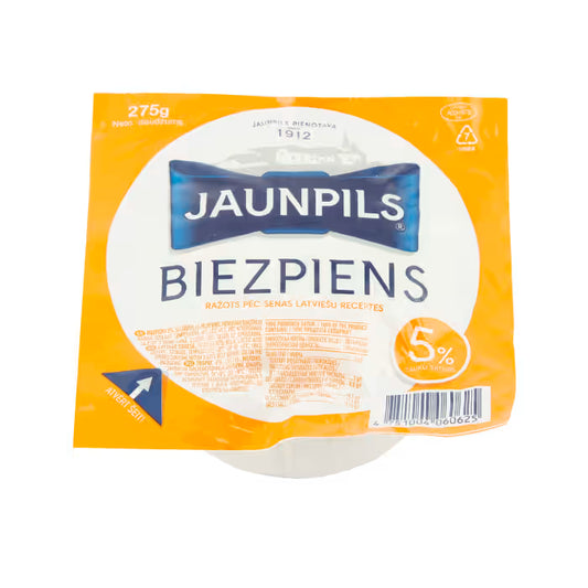 Jaunpils biezpiens 5% 275g