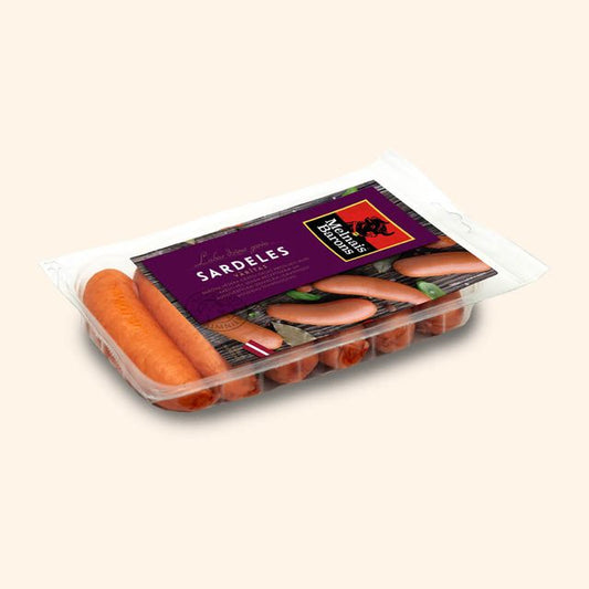 Kurzemes Gaļsaimnieks Sardeles Premium "Melnais Barons" 420g