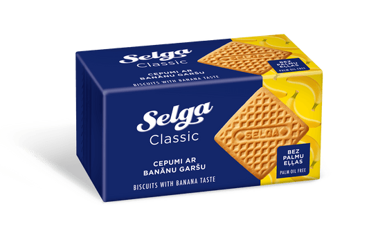 SELGA CEPUMI AR BANĀNU GARŠU 180g