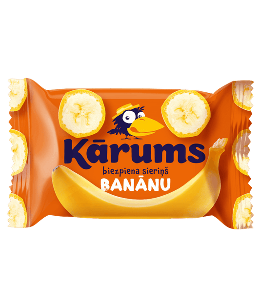Kārums  Biezpiena sieriņš banānu, 45g