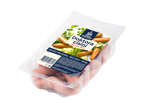 Rīgas Miesnieks  Cīsiņi Doktora 500g