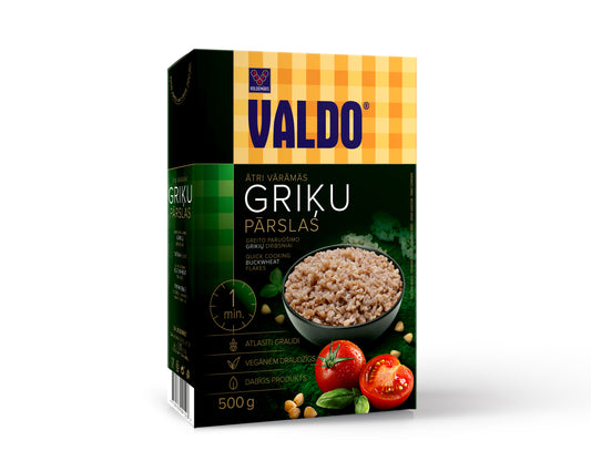 Valdo Griķu pārslas ātri vārāmās 500g